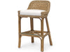 Palecek Furniture I/O SAILCLOTH SALT 64 / Motor Freight - Rate TBQ Palecek Capitola 30" Barstool, Natural