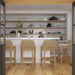 Palecek Furniture I/O SAILCLOTH SALT 64 / Motor Freight - Rate TBQ Palecek Capitola 30" Barstool, Natural