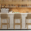 Palecek Furniture I/O SAILCLOTH SALT 64 / Motor Freight - Rate TBQ Palecek Capitola 30" Barstool, Natural