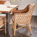 Palecek Furniture I/O SAILCLOTH SALT 64 / Motor Freight - Rate TBQ Palecek Capitola Arm Chair, Natural