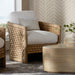 Palecek Furniture I/O SAILCLOTH SALT 64 / Motor Freight - Rate TBQ Palecek Capitola Lounge Chair, Natural