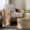 Palecek Furniture I/O SAILCLOTH SALT 64 / Motor Freight - Rate TBQ Palecek Capitola Lounge Chair, Natural