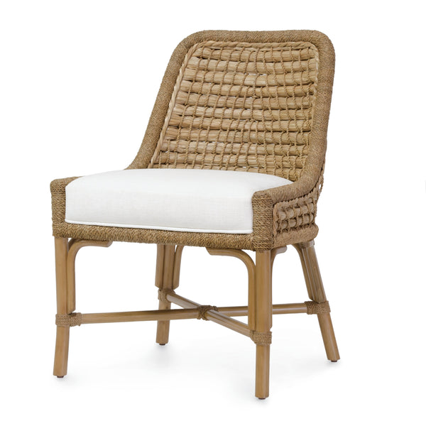 Palecek Furniture I/O SAILCLOTH SALT 64 / Motor Freight - Rate TBQ Palecek Capitola Side Chair, Natural