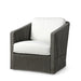 Palecek Furniture I/O BASKET WEAVE 4J / Motor Freight - Rate TBQ Palecek Carmine Outdoor Swivel Lounge Chair, Coal