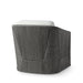 Palecek Furniture I/O BASKET WEAVE 4J / Motor Freight - Rate TBQ Palecek Carmine Outdoor Swivel Lounge Chair, Coal