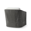Palecek Furniture I/O BASKET WEAVE 4J / Motor Freight - Rate TBQ Palecek Carmine Outdoor Swivel Lounge Chair, Coal