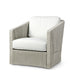Palecek Furniture I/O BASKET WEAVE 4J / Motor Freight - Rate TBQ Palecek Carmine Outdoor Swivel Lounge Chair, Light Fog