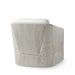 Palecek Furniture I/O BASKET WEAVE 4J / Motor Freight - Rate TBQ Palecek Carmine Outdoor Swivel Lounge Chair, Light Fog