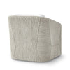 Palecek Furniture I/O BASKET WEAVE 4J / Motor Freight - Rate TBQ Palecek Carmine Swivel Lounge Chair, Fog White