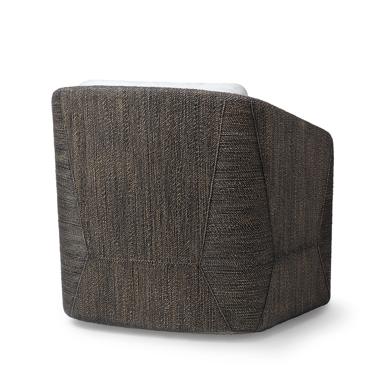 Palecek Furniture I/O TEXTURED SNOW 4T / Motor Freight - Rate TBQ Palecek Carmine Swivel Lounge Chair, Mocha Wash