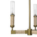 Palecek Lighting Palecek Carolina Outdoor Chandelier, Small