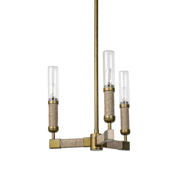 Palecek Lighting Palecek Carolina Outdoor Chandelier, Small