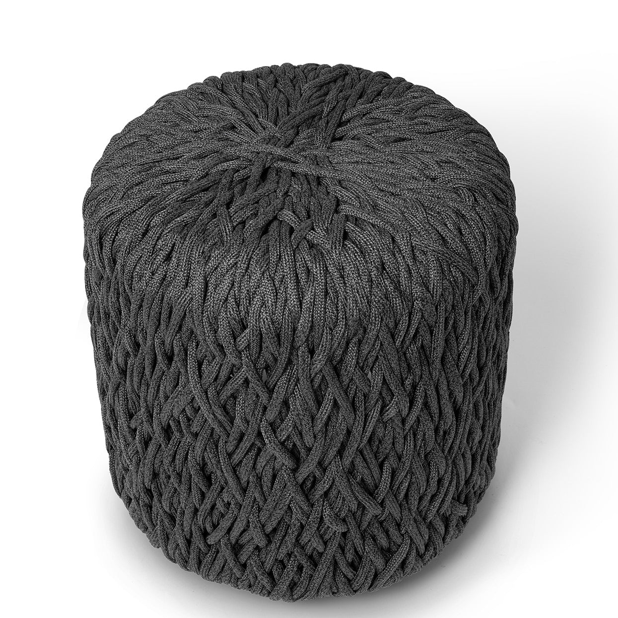 Palecek Furniture Palecek Carter Outdoor Hassock, Black