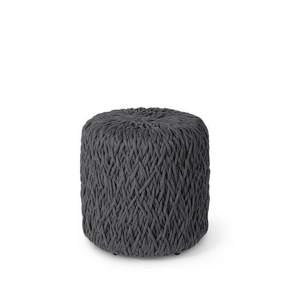 Palecek Furniture Palecek Carter Outdoor Hassock, Black