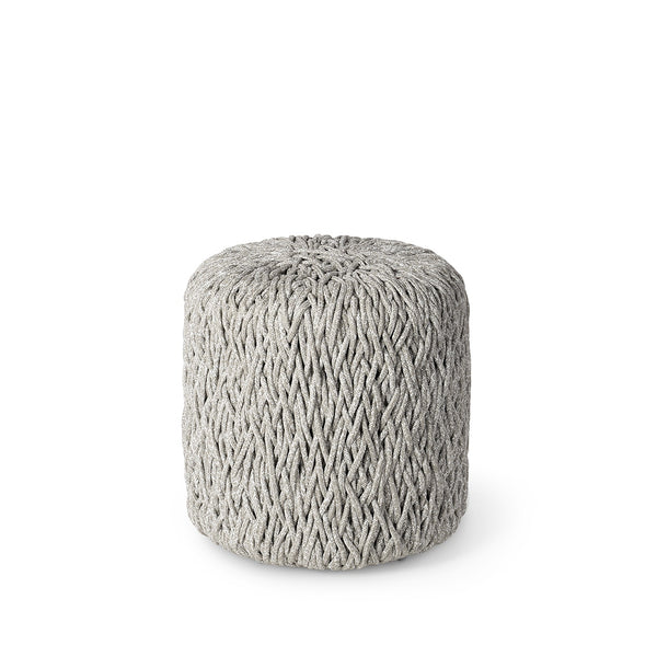 Palecek Furniture Palecek Carter Outdoor Hassock, Grey