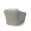 Palecek Furniture I/O BASKET WEAVE 4J / Motor Freight - Rate TBQ Palecek Carter Outdoor Swivel Lounge Chair, Grey