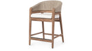 Palecek Furniture I/O ARCTIC 6K / Motor Freight - Rate TBQ Palecek Casey Outdoor 24" Counter Stool, Taupe