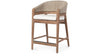 Palecek Furniture I/O ARCTIC 6K / Motor Freight - Rate TBQ Palecek Casey Outdoor 24" Counter Stool, Taupe