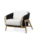 Palecek Furniture I/O BASKET WEAVE 4J / Motor Freight - Rate TBQ Palecek Casey Outdoor Lounge Chair, Black