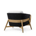 Palecek Furniture I/O BASKET WEAVE 4J / Motor Freight - Rate TBQ Palecek Casey Outdoor Lounge Chair, Black