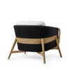 Palecek Furniture I/O BASKET WEAVE 4J / Motor Freight - Rate TBQ Palecek Casey Outdoor Lounge Chair, Black