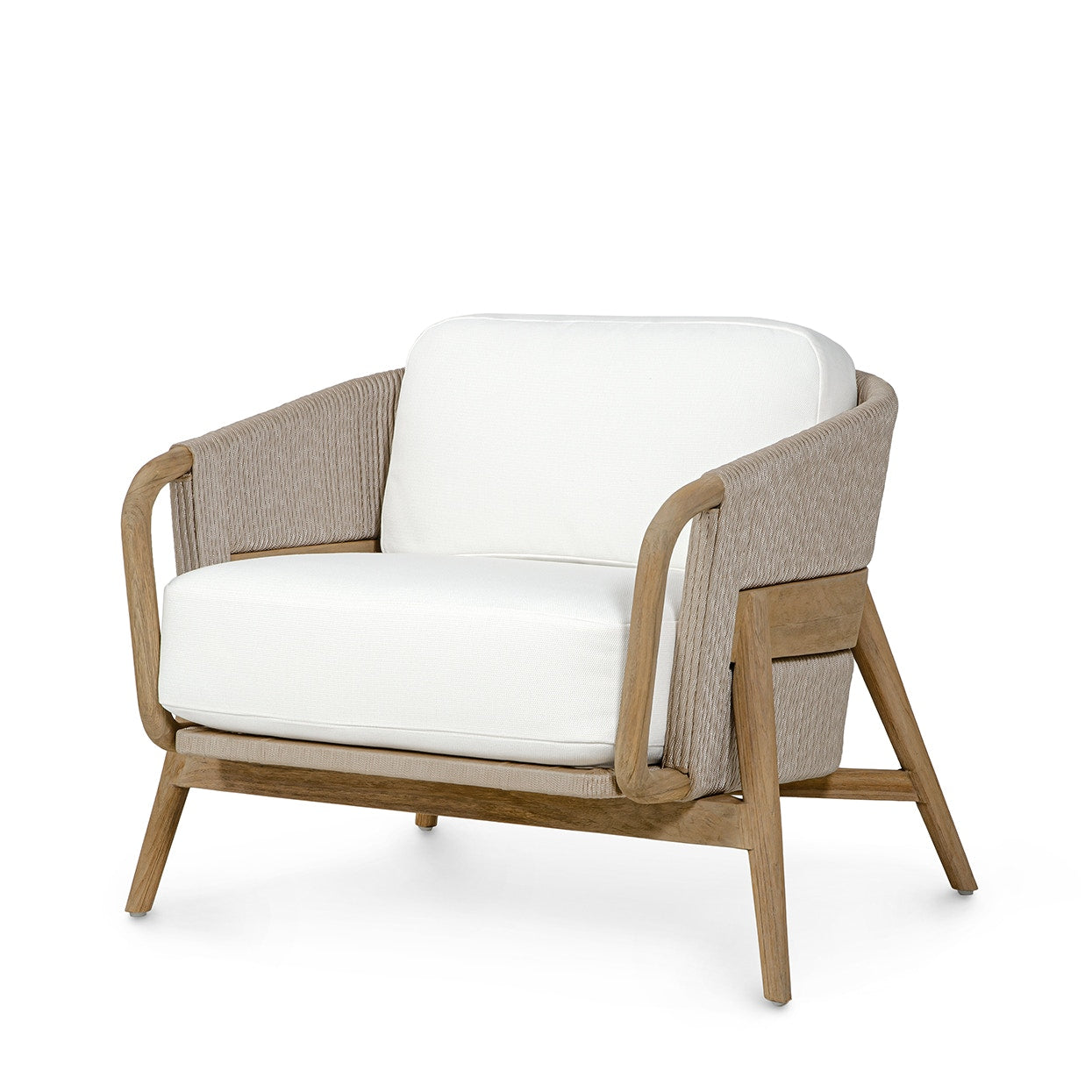 Palecek Furniture I/O BASKET WEAVE 4J / Motor Freight - Rate TBQ Palecek Casey Outdoor Lounge Chair, Taupe