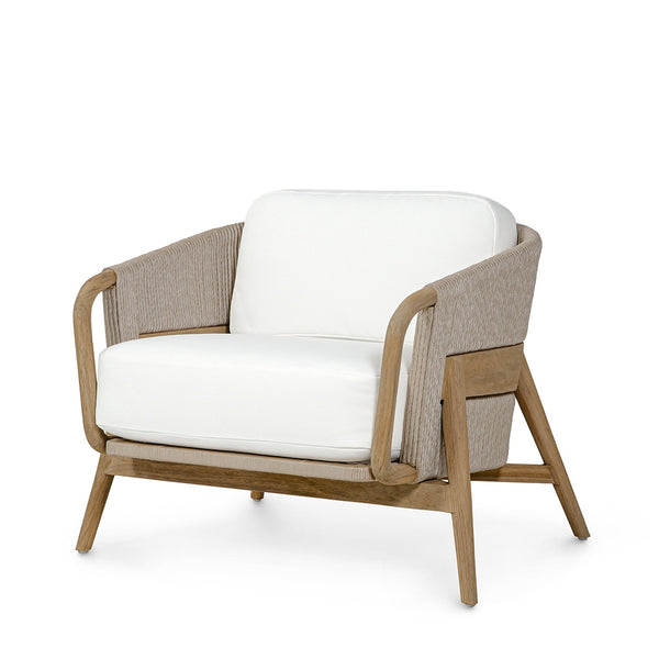 Palecek Furniture I/O BASKET WEAVE 4J / Motor Freight - Rate TBQ Palecek Casey Outdoor Lounge Chair, Taupe