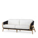 Palecek Furniture I/O BASKET WEAVE 4J / Motor Freight - Rate TBQ Palecek Casey Outdoor Sofa, Black