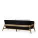Palecek Furniture I/O BASKET WEAVE 4J / Motor Freight - Rate TBQ Palecek Casey Outdoor Sofa, Black