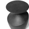 Palecek Furniture Palecek Chelsea Outdoor Side Table Short, Charcoal