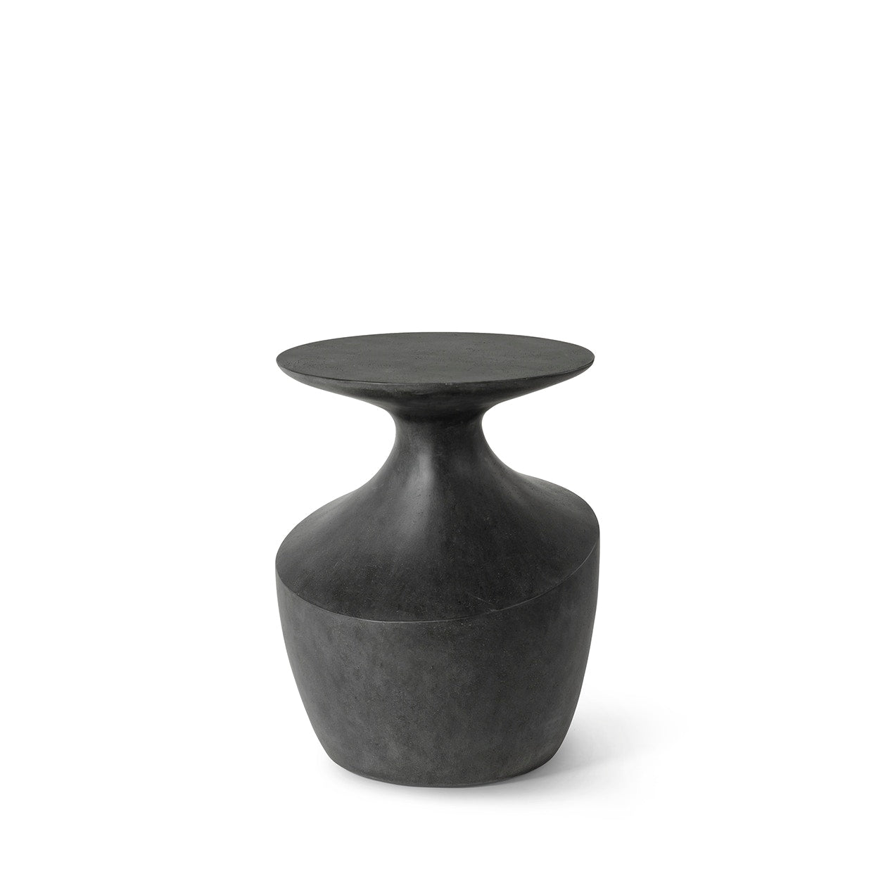 Palecek Furniture Palecek Chelsea Outdoor Side Table Short, Charcoal