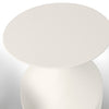 Palecek Furniture Palecek Chelsea Outdoor Side Table, Short, White