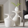 Palecek Furniture Palecek Chelsea Outdoor Side Table, Short, White