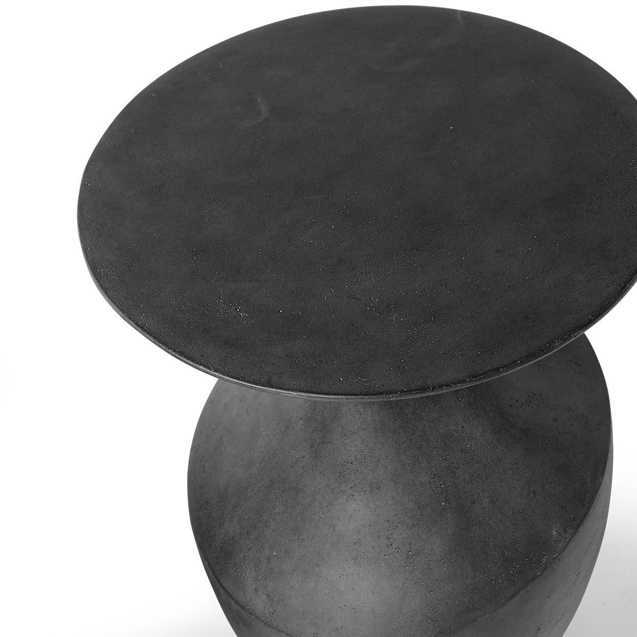 Palecek Furniture Palecek Chelsea Outdoor Side Table Tall, Charcoal