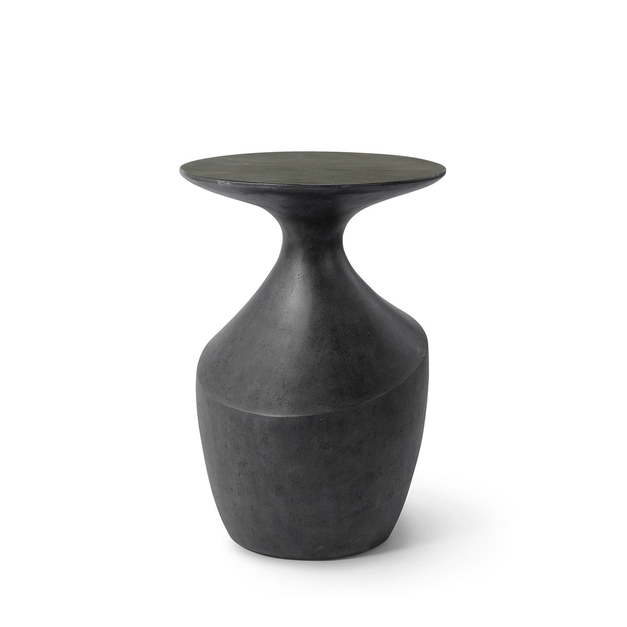 Palecek Furniture Palecek Chelsea Outdoor Side Table Tall, Charcoal