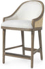 Palecek Furniture I/O OYSTER CHENILLE 4K / Motor Freight - Rate TBQ Palecek Clement 24" Counter Stool