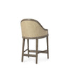 Palecek Furniture I/O OYSTER CHENILLE 4K / Motor Freight - Rate TBQ Palecek Clement 24" Counter Stool