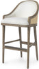 Palecek Furniture I/O OYSTER CHENILLE 4K / Motor Freight - Rate TBQ Palecek Clement 30" Barstool
