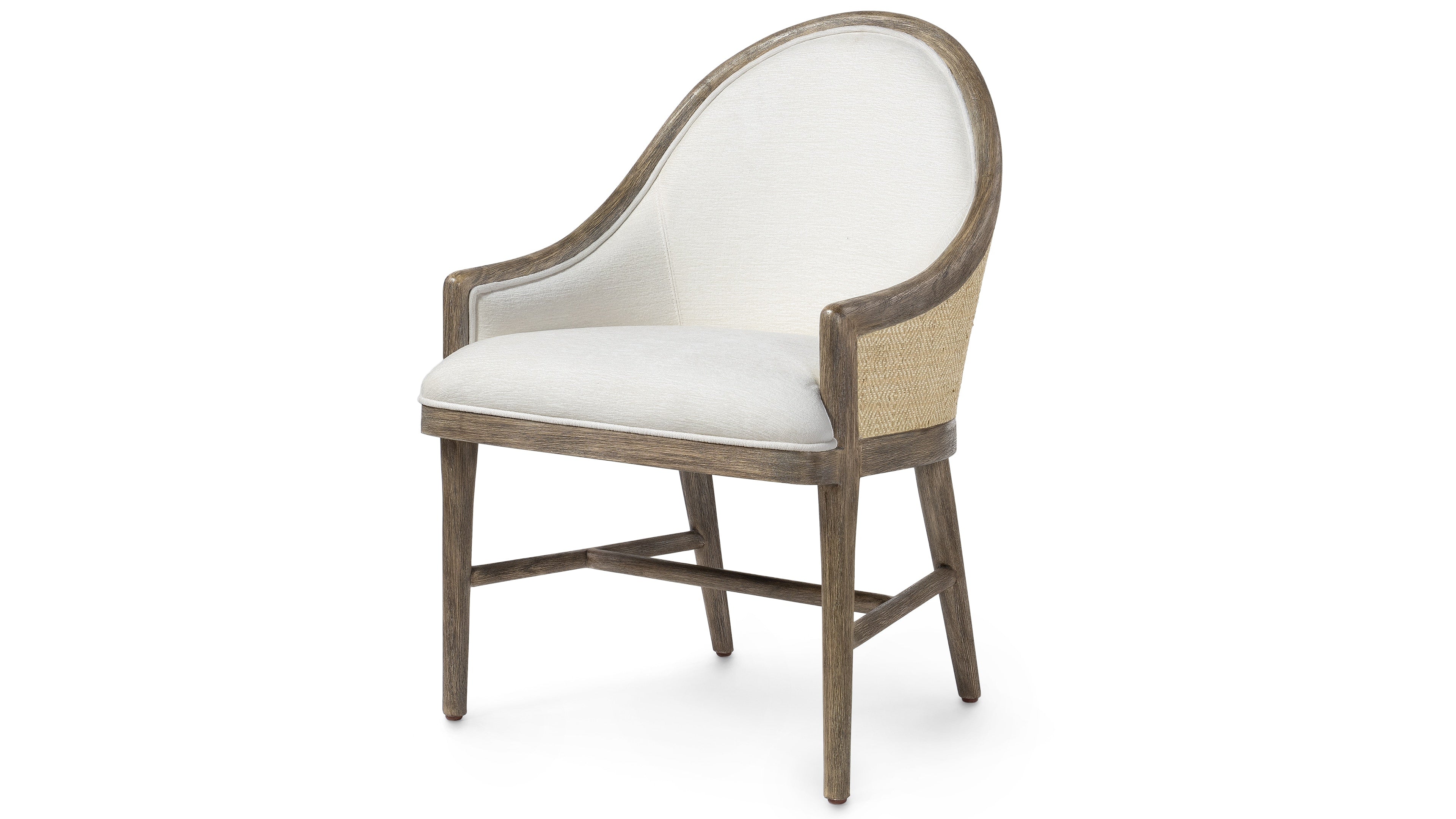 Palecek Furniture I/O OYSTER CHENILLE 4K / Motor Freight - Rate TBQ Palecek Clement Dining Chair