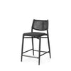 Palecek Furniture Default Title / Motor Freight - Rate TBQ Palecek Cody Outdoor 24" Counter Stool, Midnight