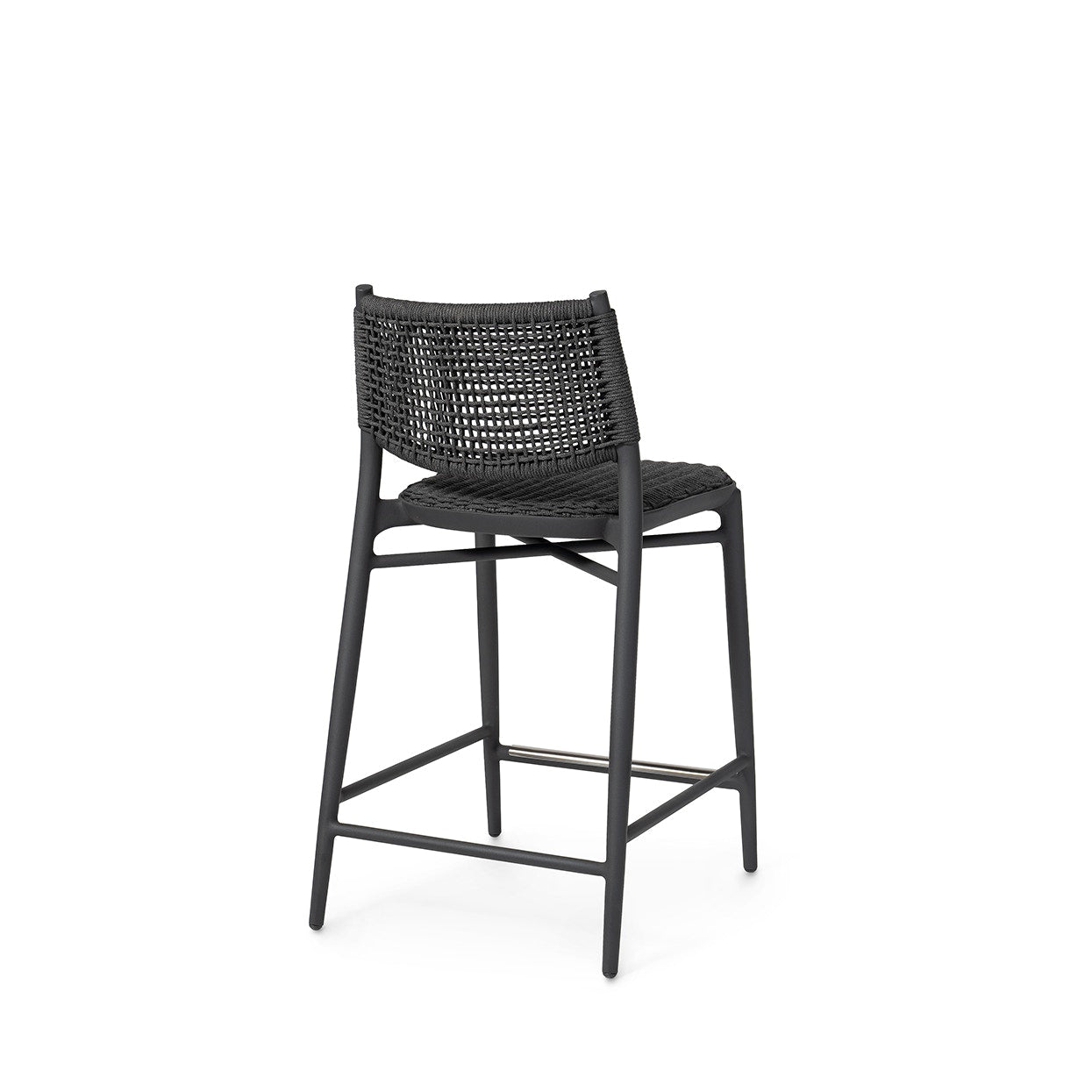 Palecek Furniture Default Title / Motor Freight - Rate TBQ Palecek Cody Outdoor 24" Counter Stool, Midnight