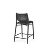 Palecek Furniture Default Title / Motor Freight - Rate TBQ Palecek Cody Outdoor 24" Counter Stool, Midnight
