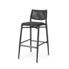 Palecek Furniture Default Title / Motor Freight - Rate TBQ Palecek Cody Outdoor 30" Barstool, Midnight