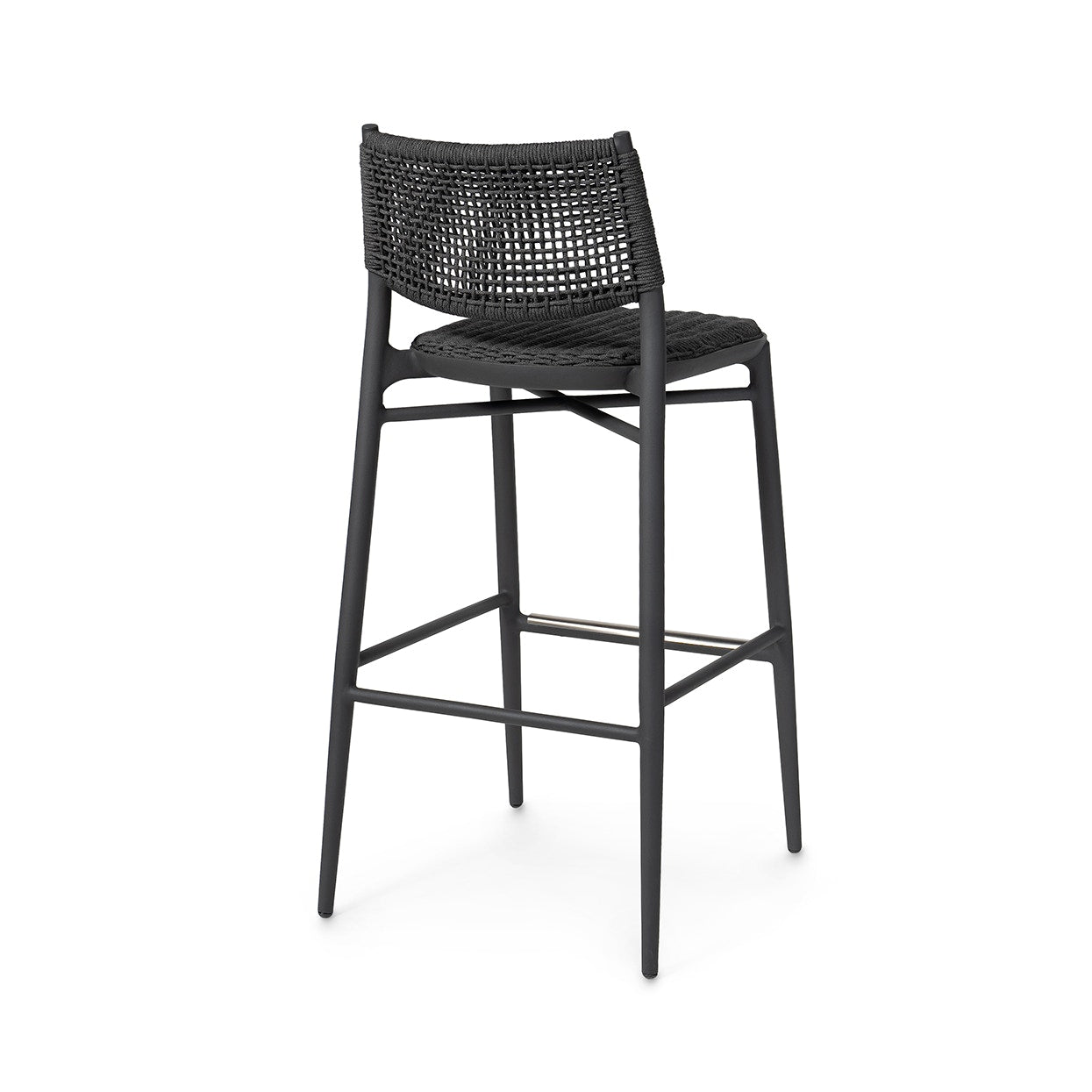 Palecek Furniture Default Title / Motor Freight - Rate TBQ Palecek Cody Outdoor 30" Barstool, Midnight