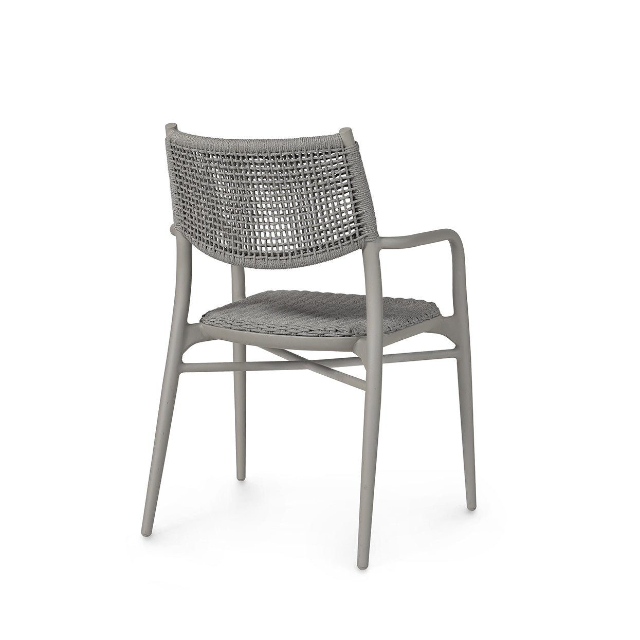 Palecek Furniture Default Title / Motor Freight - Rate TBQ Palecek Cody Outdoor Stackable Arm Chair, Pebble
