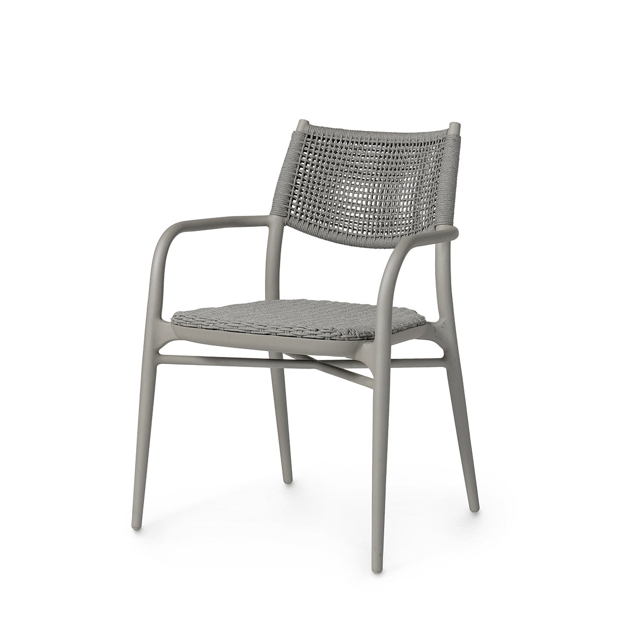 Palecek Furniture Default Title / Motor Freight - Rate TBQ Palecek Cody Outdoor Stackable Arm Chair, Pebble