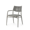 Palecek Furniture Default Title / Motor Freight - Rate TBQ Palecek Cody Outdoor Stackable Arm Chair, Pebble