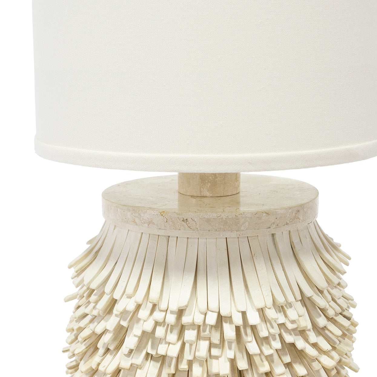 Palecek Lighting Palecek Colette Table Lamp, White