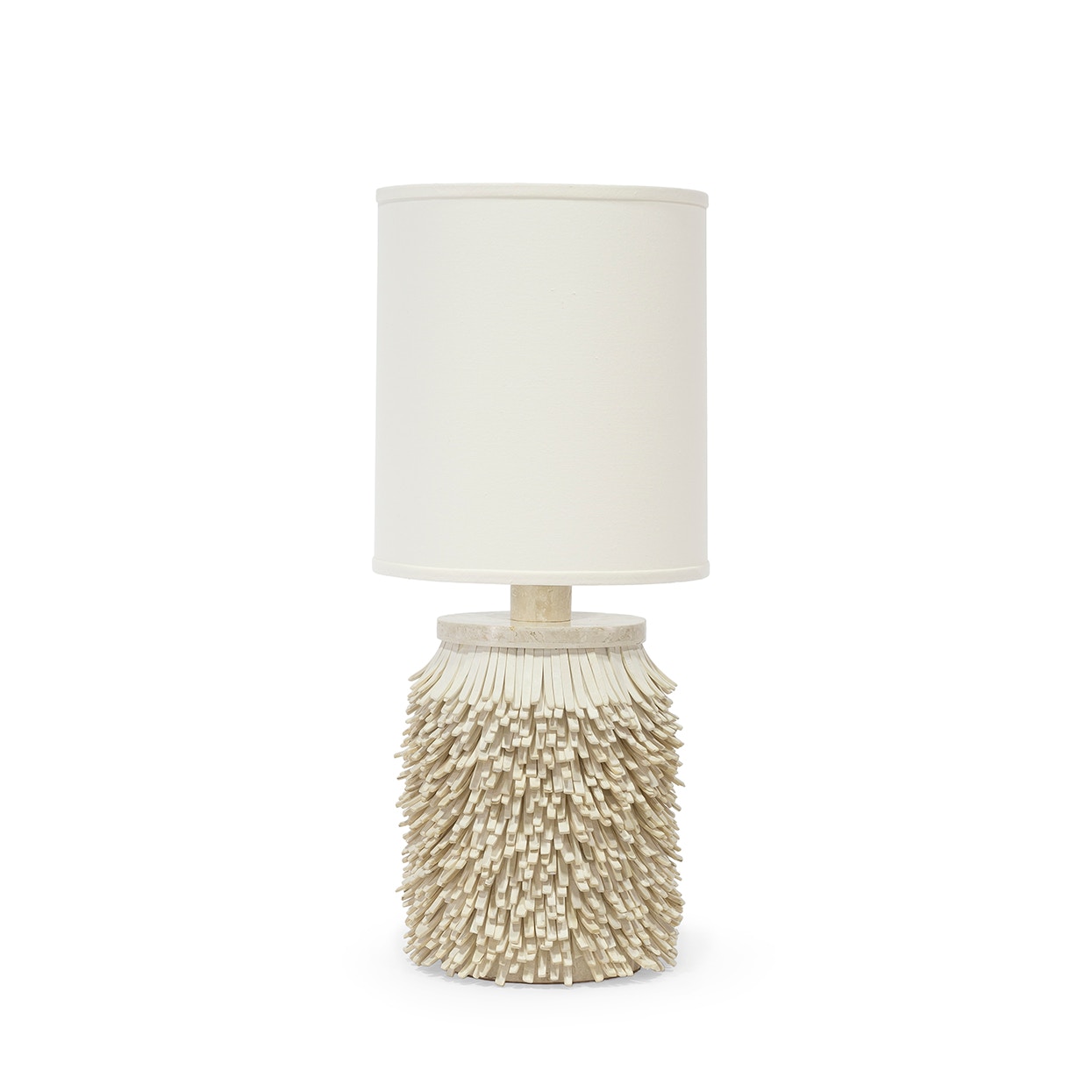 Palecek Lighting Palecek Colette Table Lamp, White
