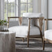Palecek Furniture I/O OYSTER CHENILLE 4K / Motor Freight - Rate TBQ Palecek Colton Lounge Chair